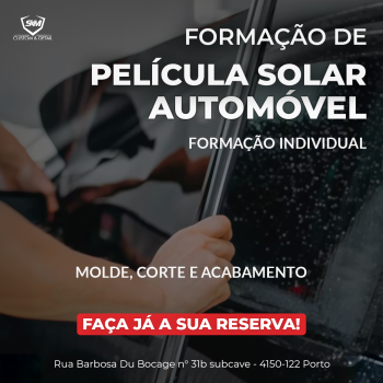Formação Película solar automóvel